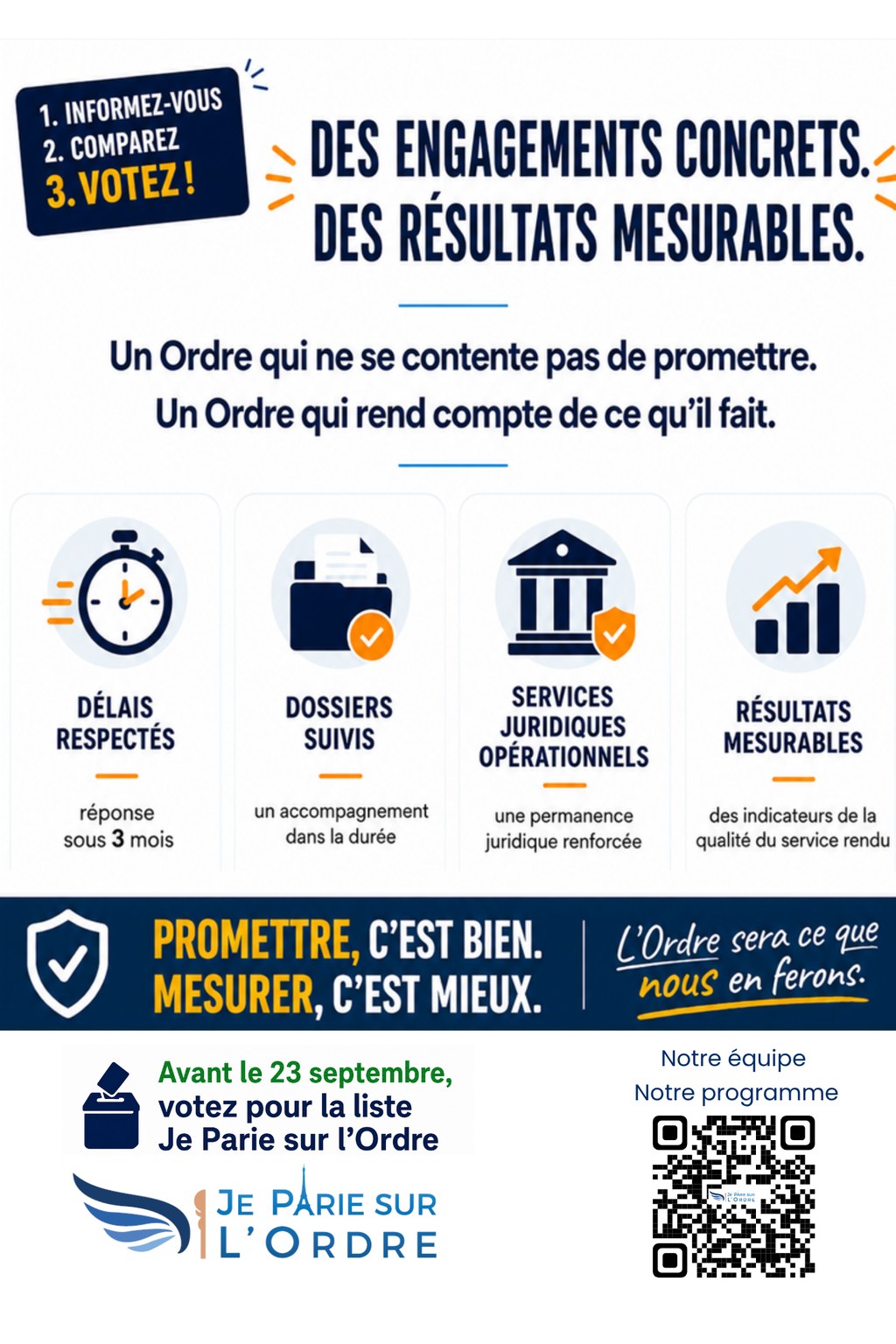 Des engagements concrets, des résultats mesurables